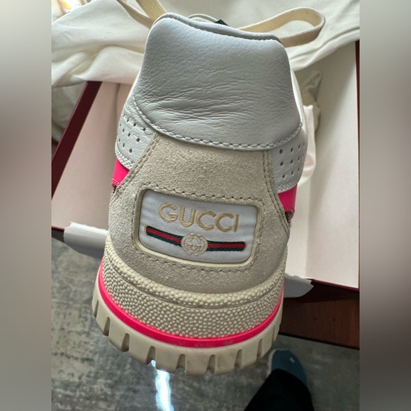 Gucci Re-Web Sneakers with hot pink size 38 - Picture 7 of 16